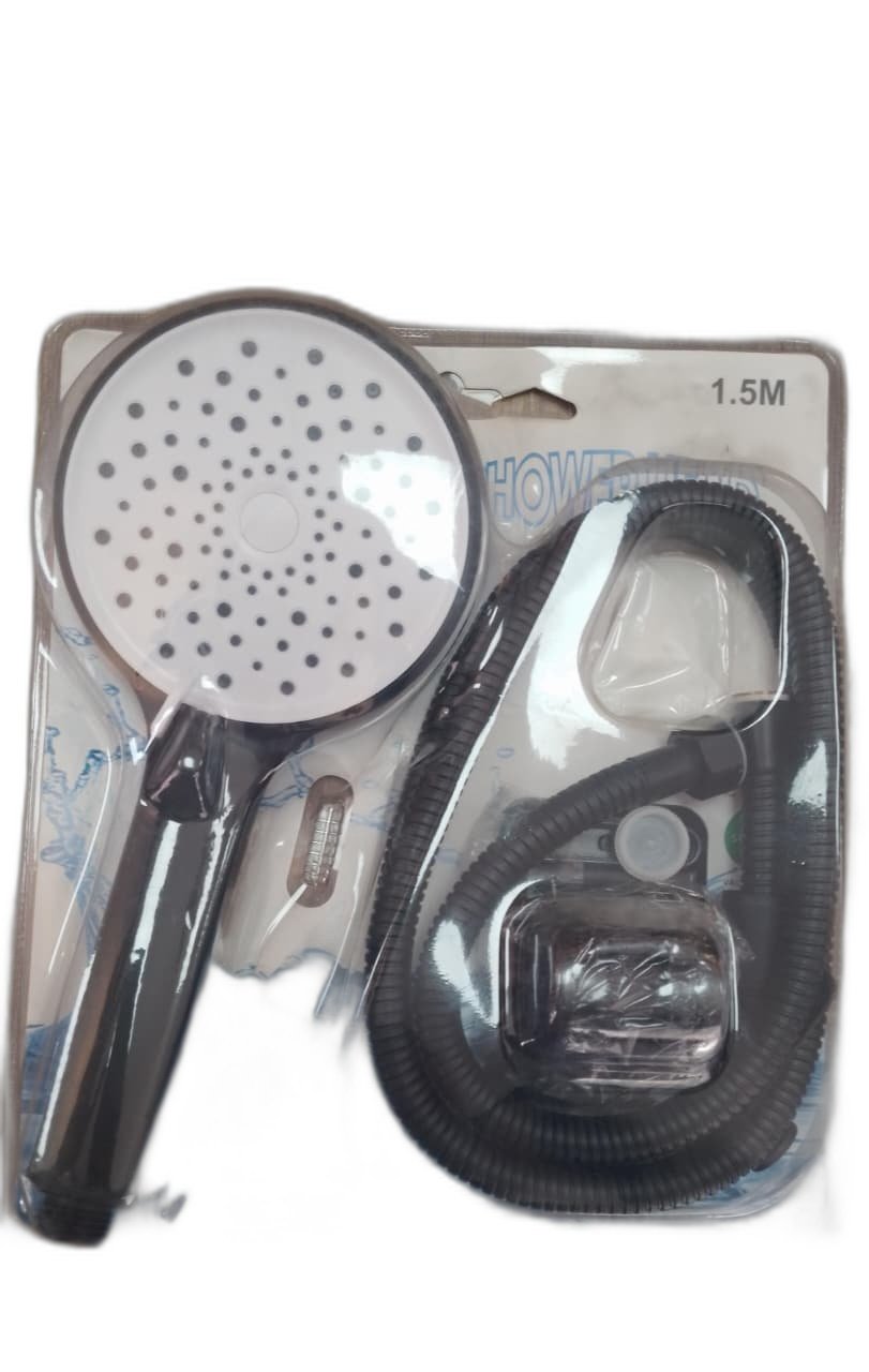 Makassi - - مجموعة دوش اسود 1.5متر - SG14-29BLACK - Salameh Tools Lebanon