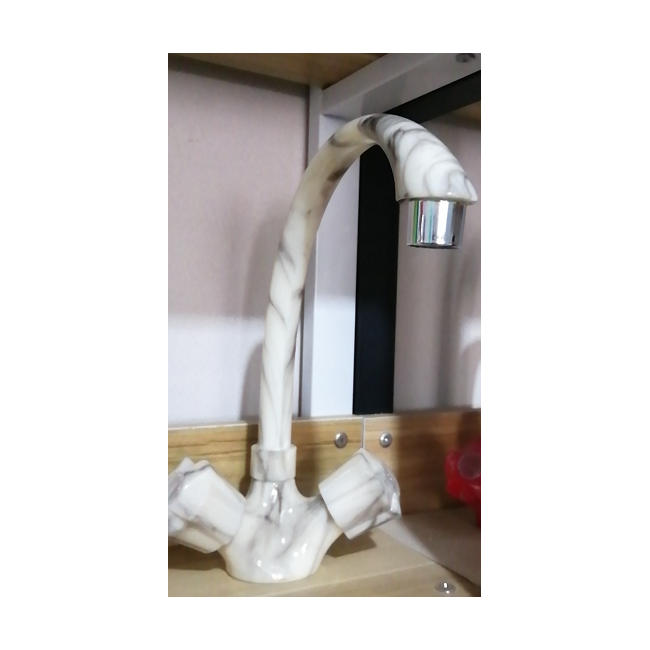 Makassi - - خلاط مغسلة  شك عربي عضم لون ابيض - SG95-4WHITE - Salameh Tools Lebanon